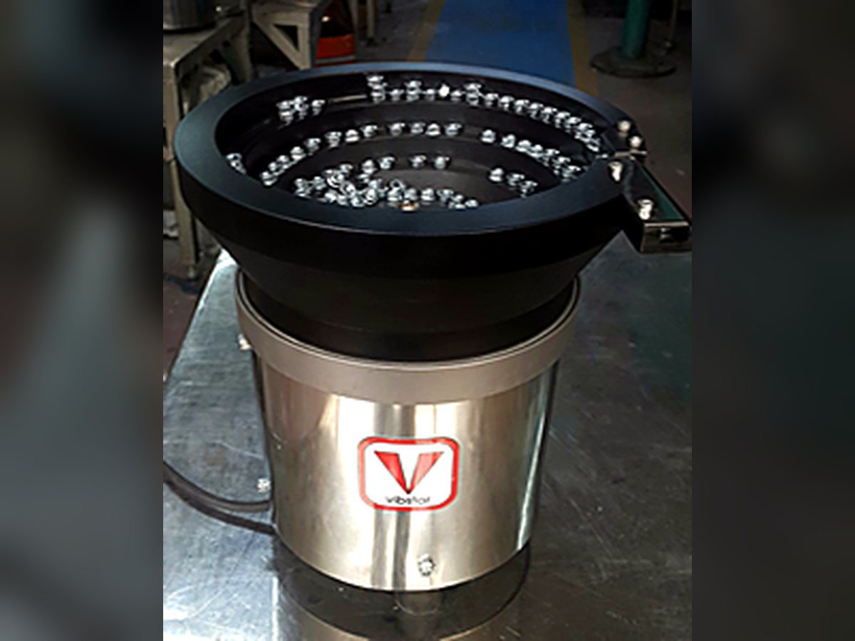 Alimentador circular con cuerpo de acero inoxidable